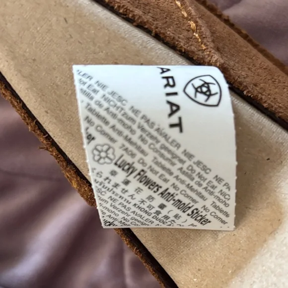 Ariat womens Brown Sunflower Moccasins - Picture 4 of 6